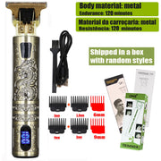 T9 Cordless Electric Hairber Shaver Hair Trimer Home Appliances Travel Barber Razors Shaving Machine for Men Trimmer Man.T9 Coiffure électrique sans fil Cointe-cheveux Découpeur à domicile Éliances de voyage Barber Razors Machine à raser pour hommes.