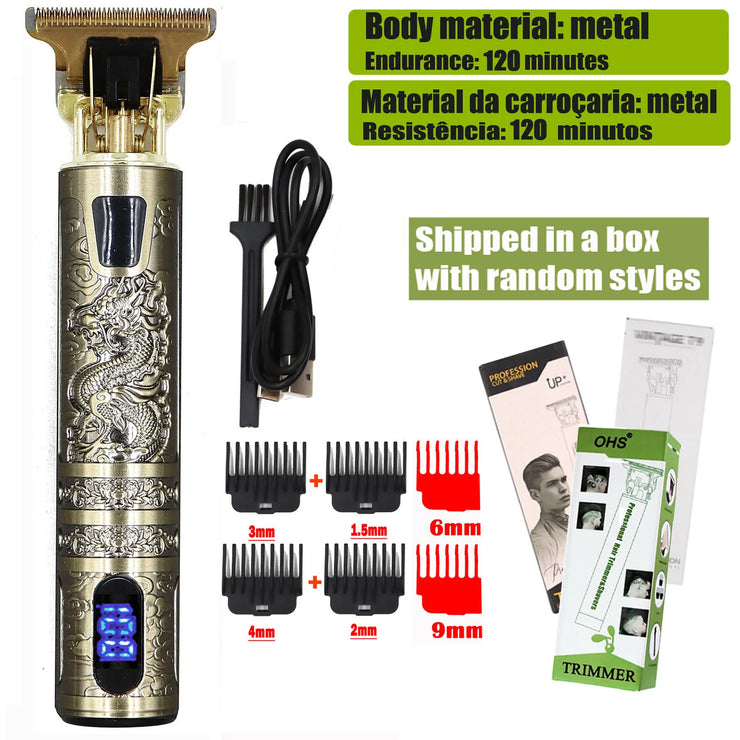T9 Cordless Electric Hairber Shaver Hair Trimer Home Appliances Travel Barber Razors Shaving Machine for Men Trimmer Man.T9 Coiffure électrique sans fil Cointe-cheveux Découpeur à domicile Éliances de voyage Barber Razors Machine à raser pour hommes.