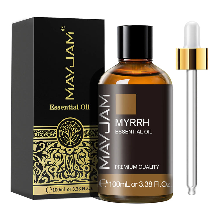 MAYJAM 1PCS 100ML Essential Oil with Dropper Sandalwood Lavender Eucalyptus Vanilla Aroma Oil For Humidifier Scent Candle Burner huile essentielle MAYJAM 1PCS 100ML avec huile de chandelier de lavande églucalyptus huile de vanille pour humidificateur brûl