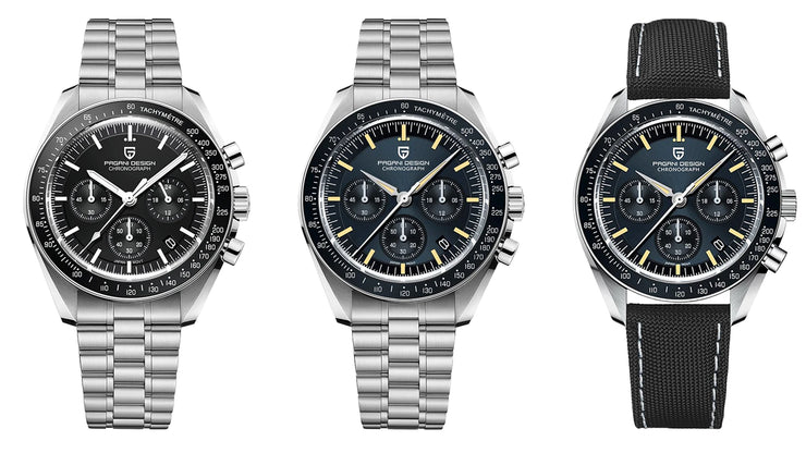 Montre Homme PAGANI DESIGN 2025 Quartz Chronographe Moonwatch