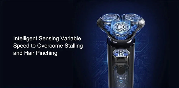 Xiaomi Mijia Men's Electric Shaver S301 Beard Trimmer Machine Shaving Portable Flex Razor IPX7 Washable Trimer Ceramic Blade.Xiaomi Mijia rasoir électrique pour hommes S301 Machine à tondeuse à rasage portable Flex Razor IPX7 Lame céramique lavable.