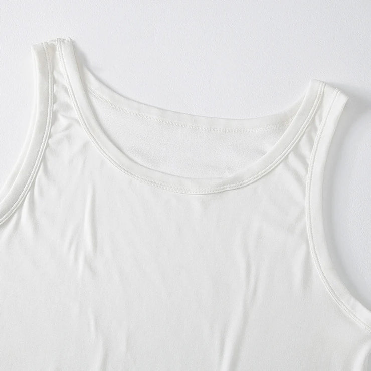 Débardeur Homme Classique Noir & Blanc Sport Plus Size