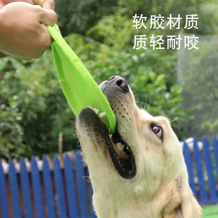 Disque Volant Résistant Chien OUZEY Jouet Interactif