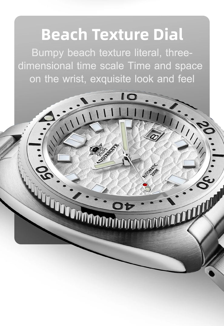 Montre Homme Automatique ADDIESDIVE NH35A Acier Inoxydable