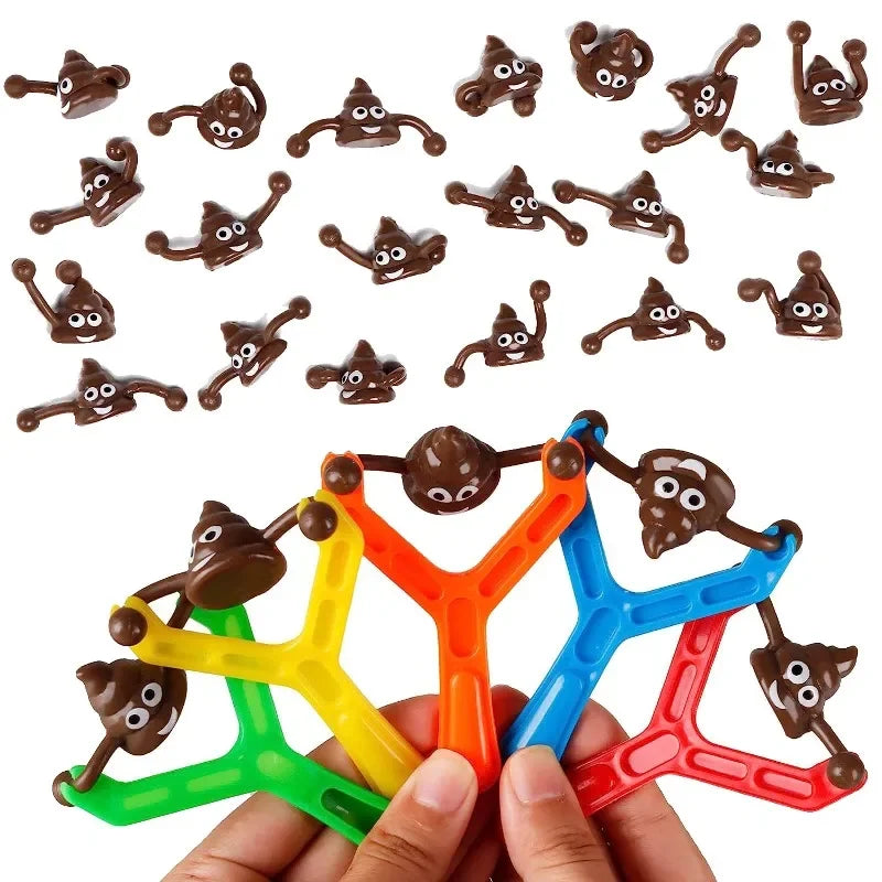 12PC Funny Poo Launcher Tricky Slingshot Children Toys Kids Birthday Party Gifts Wedding Gifts For Guests Christmas Party Favors. 12PC Funny Poo Launcher Tricky Slingshot Children Toys Kids Birthday Party Cadeaux de mariage pour les invités Fête de Noël
