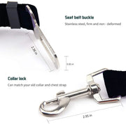 Ceinture de Sécurité Réglable pour Chien et Chat Voiture