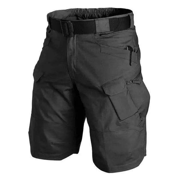 Men Urban Military Tactical Shorts Outdoor Waterproof Wear Resistant Cargo Shorts Quick Dry Multi pocket Plus Size Hiking Pants
