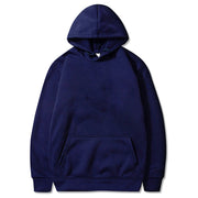 Sweat à Capuche Homme Mode Décontracté Couleur Unie
