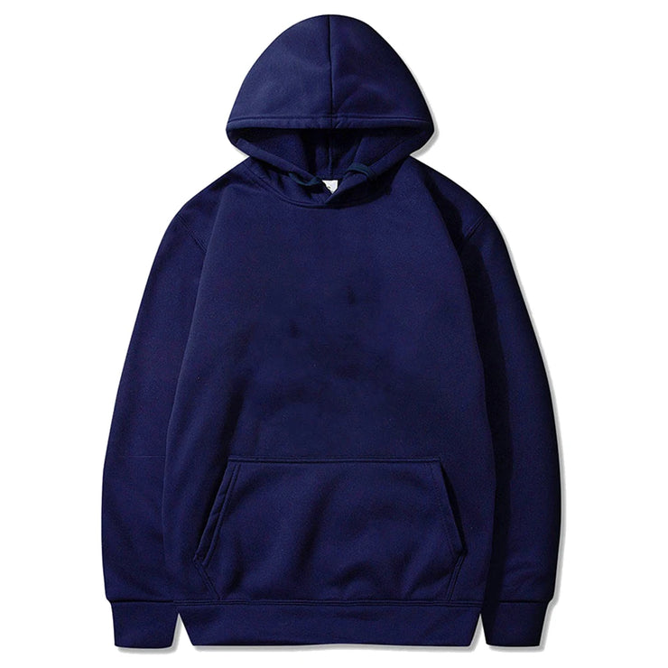 Sweat à Capuche Homme Mode Décontracté Couleur Unie
