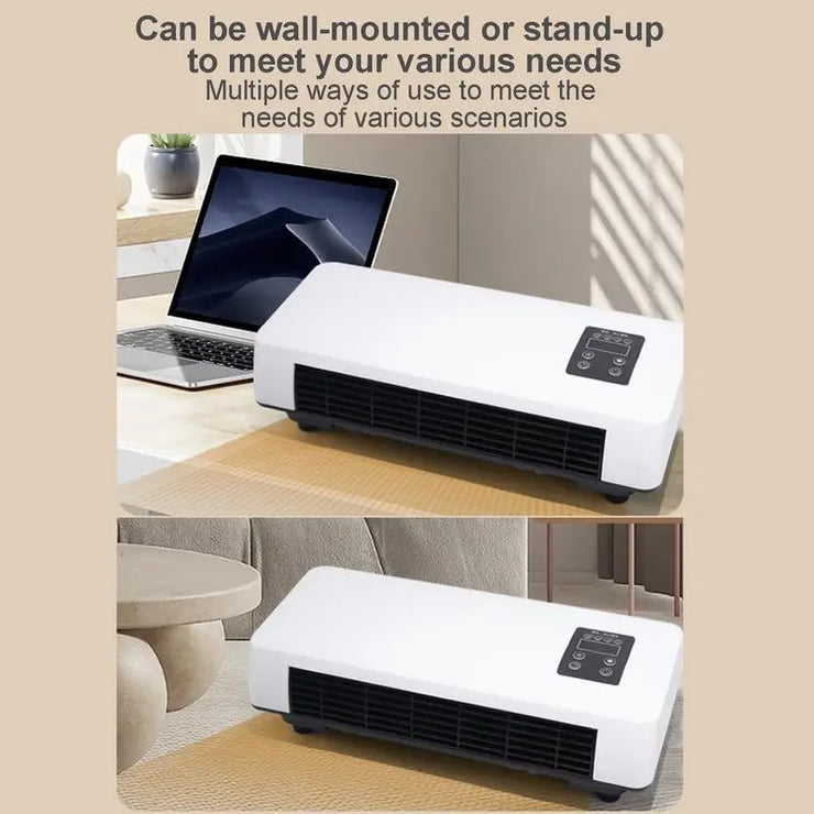 Climatiseur Mural Portable Mini Froid & Chaleur avec Télécommande