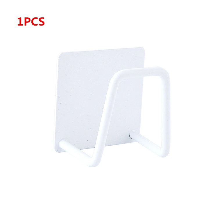 Support Éponge Cuisine Acier Inoxydable Auto-Adhésif