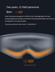 Xiaomi Dreamlight 2S Generation Full Shading Relaxing Eye Mask Sleeping Mask Block Out Light For Sleeping Aid Eye Mask Portable.