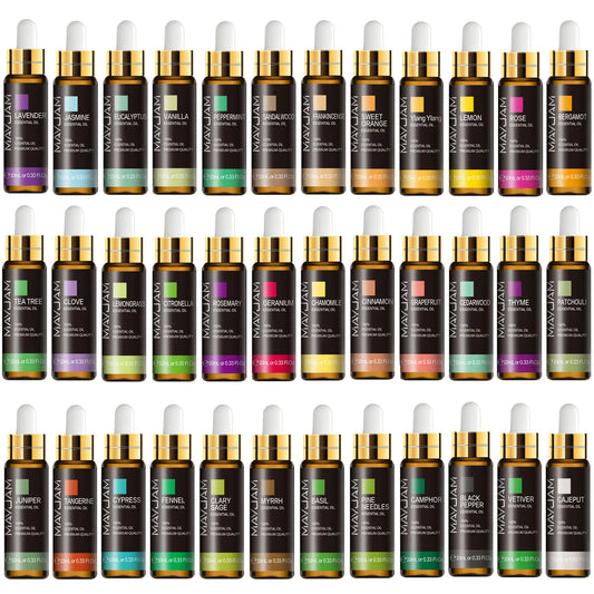 Support Dropshipping 10ML Lavender Rose Eucalyptus Jasmine Vanilla Mint Sandalwood Tea Tree Orange Diffuser Aroma Essential Oil.       Prise de 10 ml Rose Lavande Eucalyptus Jasmine Vanilla Mint Bois de santal Arbre à thé Orange Diffuser Huile essentielle