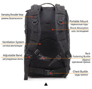 Sac à Dos Tactique QT&QY 30/50L Randonnée & Voyage