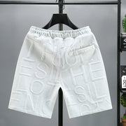 Short Homme Tricoté Confortable Taille Élastique Mode Été