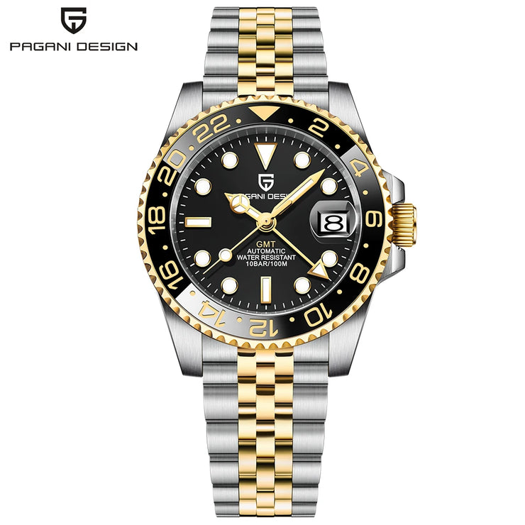 Montre Homme PAGANI DESIGN GMT Automatique 40mm Céramique