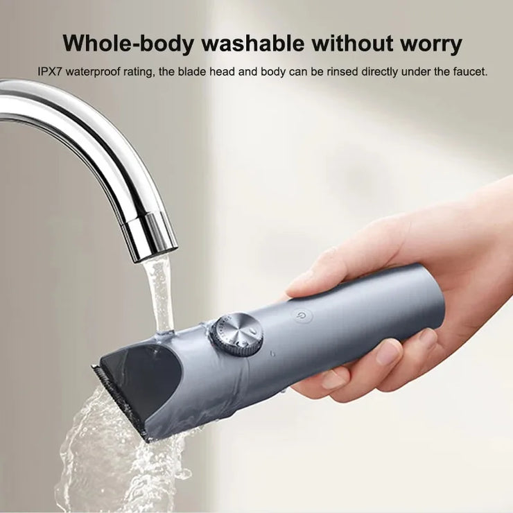 Xiaomi Mijia Hair Clipper 2 Hair Trimmer Professional Beard Cut Machine IPX7 Waterproof Wireless Haircut Machine Mijia Clipper 2.Xiaomi Mijia Hair Clipper 2 Coupe de barbe professionnelle coupe-cheveux IPX7 Machine coupe-cheveux sans fil imperméable Mijia
