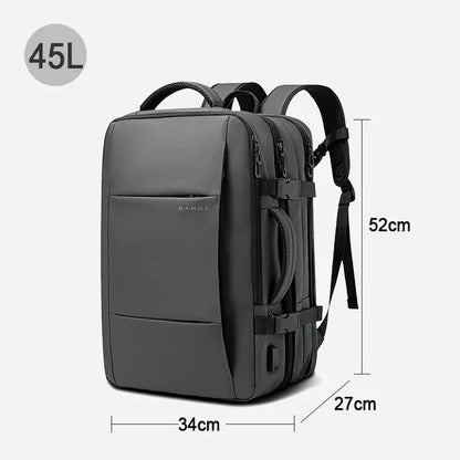 BANGE Travel Backpack Men Business Backpack School Expandable USB Bag Large Capacity 17.3 Laptop Waterproof Fashion Backpack.BANGE Travel Backpack Hommes Backpack School Sac USB Expansible Grande capacité 17,3 Laptop Waterproof Fashion Backpack.