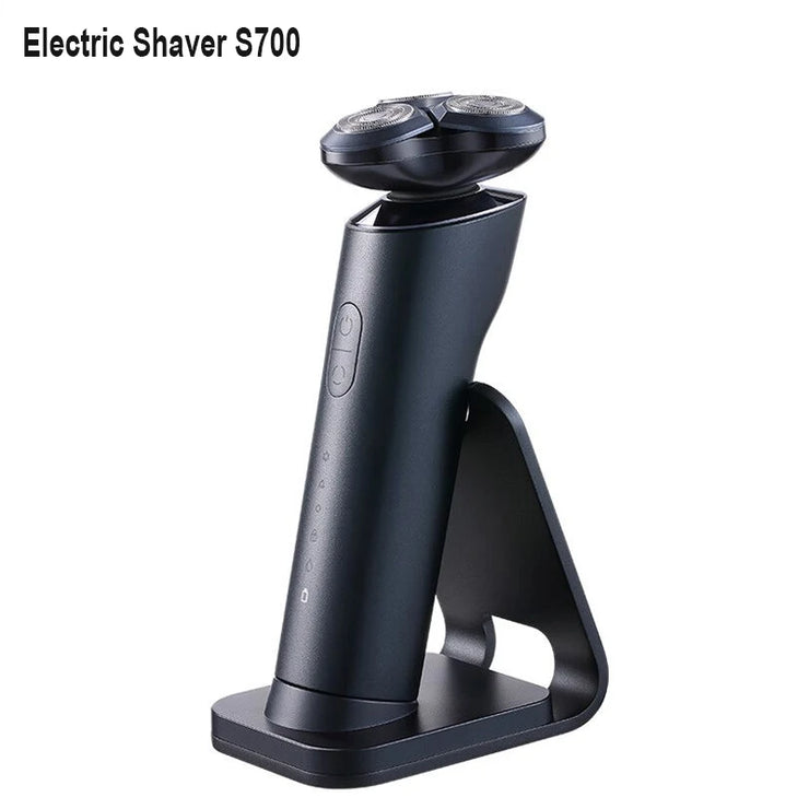 XIAOMI MIJIA Electric Shaver For Men S700 Whole Body Washing  Electric Razor Trimmer Beard  Rechargeable men's Shaving Machine.XIAOMI MIJIA Rasoir électrique pour hommes S700 Lavage de corps à rasoir électrique à rasage à la barbe rechargeable