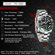 Montre Homme PAGANI DESIGN GMT Automatique 40mm Céramique