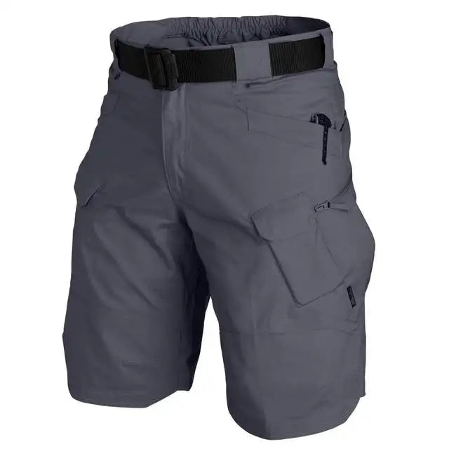 Men Urban Military Tactical Shorts Outdoor Waterproof Wear Resistant Cargo Shorts Quick Dry Multi pocket Plus Size Hiking Pants