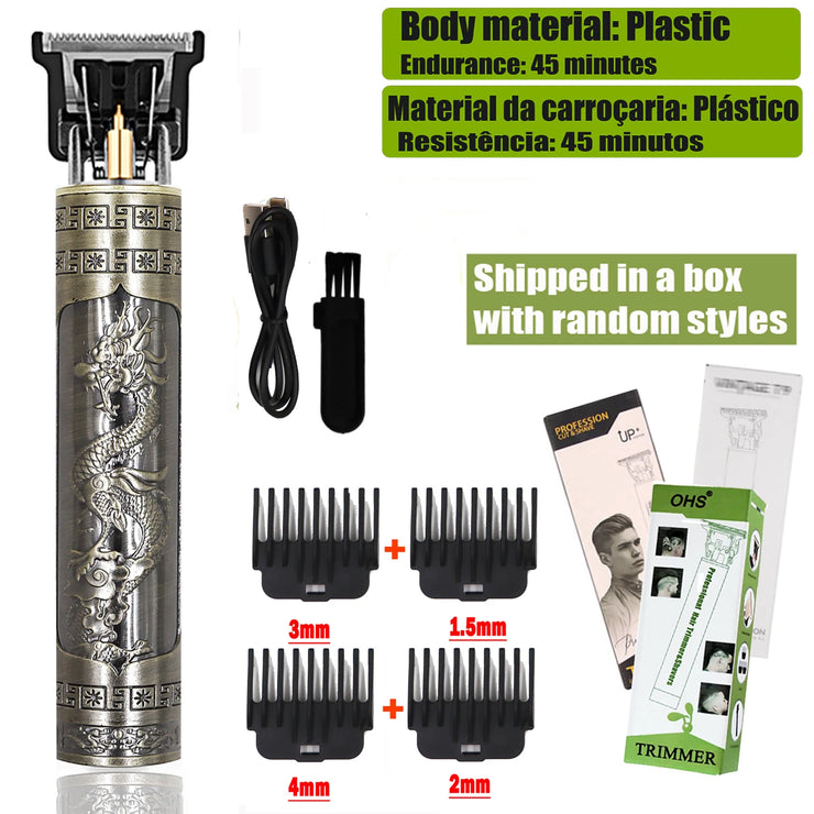 T9 Cordless Electric Hairber Shaver Hair Trimer Home Appliances Travel Barber Razors Shaving Machine for Men Trimmer Man.T9 Coiffure électrique sans fil Cointe-cheveux Découpeur à domicile Éliances de voyage Barber Razors Machine à raser pour hommes.