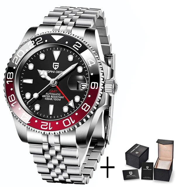 Montre Homme PAGANI DESIGN GMT Automatique 40mm Céramique