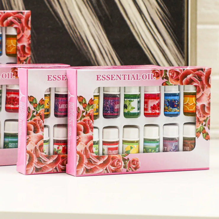 Lot 12PCS Huiles Essentielles 3ml Diffuseur & Parfum d’Air