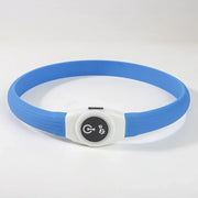 Collier LED Chien Étanche USB Lumineux Sécurité Nuit