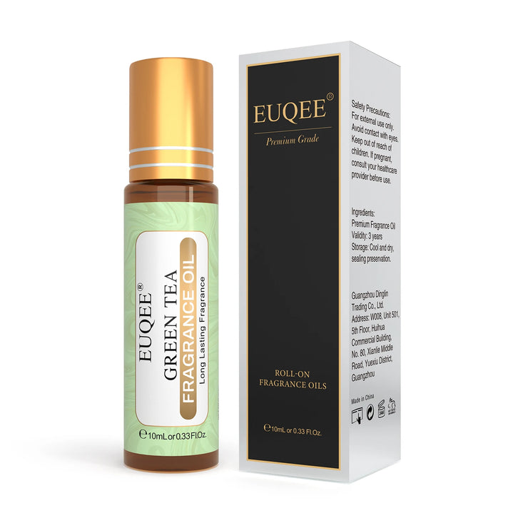EUQEE 10ml Premium Men's Fragrance Oil For Car Diffuser Aromatherapy Vanilla Musk Leather Amber Romance Aroma Essential Oils.Huile de parfum pour hommes haut de gamme EUQEE 10ml pour l'aromathérapie de diffuseur de voiture Vanilla Musk Cuir Amber Romance
