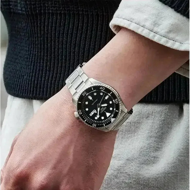Seiko 5 Sports Montre Automatique Originale, Acier Inoxydable, Étanche