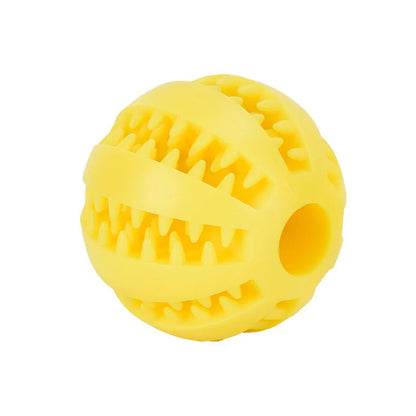 Balles en caoutchouc interactives Puppy Toys Pet Toys Pet Tooth Cleaning Ball Cats Pets Food Treat Feeder Silicon Balls Toy