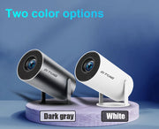 DITONG HY300 Plus HD Projector portatil 4K 1280x720P Android  LED Video Home Theater Cinema Phone mini Proyector Movie HY300 pro.DITONG HY300 Plus Projeteur HD portatil 4K 1280x720P Android LED Vidéo Home cinéma cinéma Mini Téléphone Proyector Movie HY300
