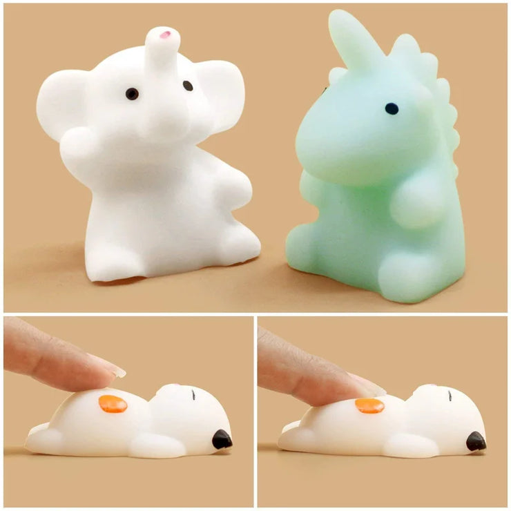 50 Pcs Jouets Mochi Squishy Anti-Stress pour Enfants