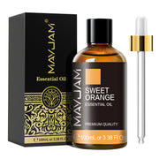 MAYJAM 1PCS 100ML Essential Oil with Dropper Sandalwood Lavender Eucalyptus Vanilla Aroma Oil For Humidifier Scent Candle Burner huile essentielle MAYJAM 1PCS 100ML avec huile de chandelier de lavande églucalyptus huile de vanille pour humidificateur brûl
