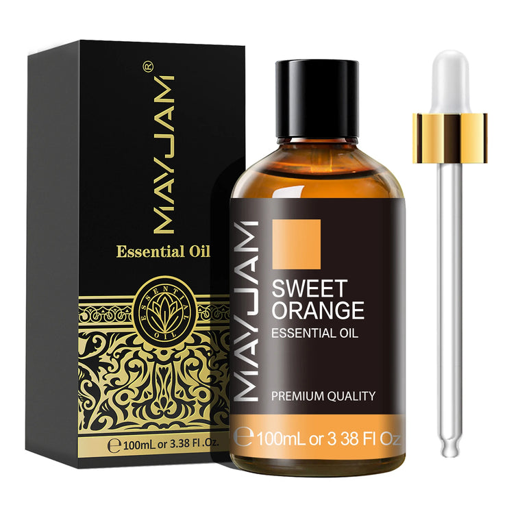 MAYJAM 1PCS 100ML Essential Oil with Dropper Sandalwood Lavender Eucalyptus Vanilla Aroma Oil For Humidifier Scent Candle Burner huile essentielle MAYJAM 1PCS 100ML avec huile de chandelier de lavande églucalyptus huile de vanille pour humidificateur brûl