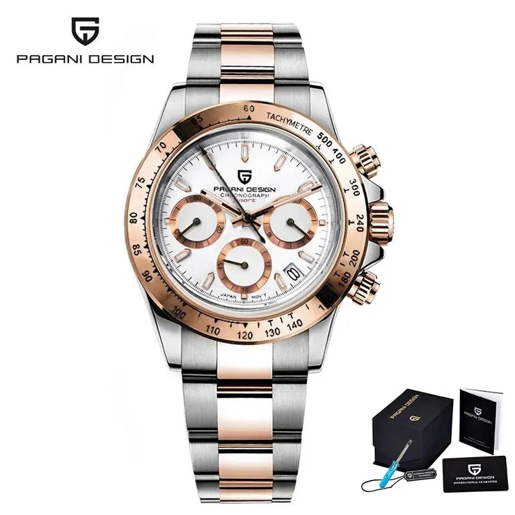 Montre Homme Quartz PAGANI DESIGN 2024 Chronographe Luxe