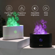 Kinscoter Aroma Diffuser Air Humidifier Ultrasonic Cool Mist Maker Fogger Led Essential Oil Flame Lamp Difusor.Kinscoter Aroma Diffuser Humidificateur d' air Ultrasonic Cool Mist Maker Fogger Fogger Lamp Lamp Difusor.