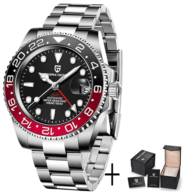 Montre Homme PAGANI DESIGN GMT Automatique 40mm Céramique