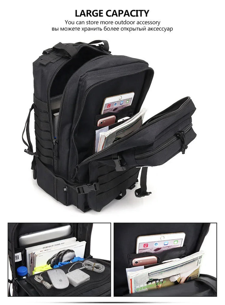 Sac à Dos Tactique QT&QY 30/50L Randonnée & Voyage