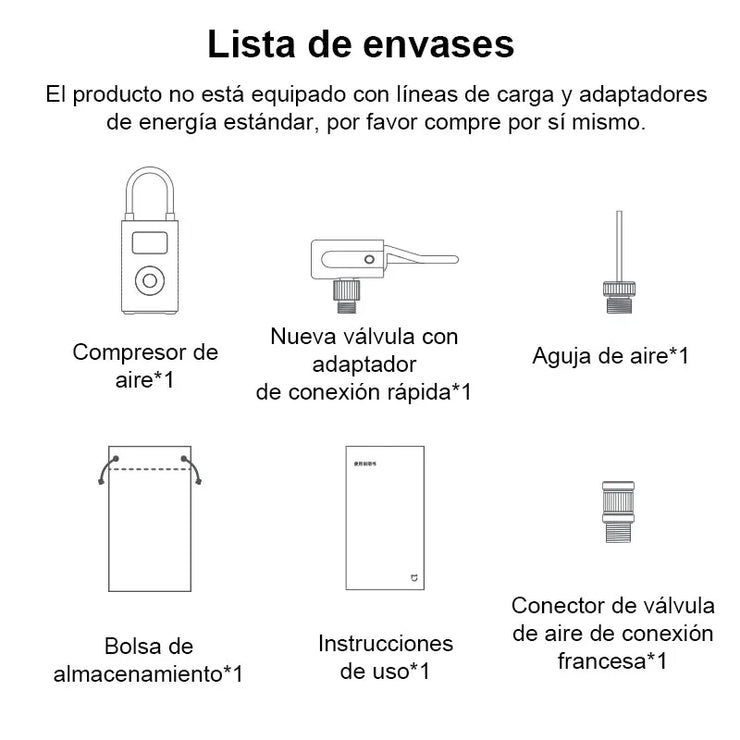 Xiaomi Mijia Portable Electric Air Compressor 2/2D, Air Pump 2, Smart Digital Tire Pressure Detection Inflator For Car, Bicycle.Xiaomi Mijia Compresseur d'air électrique portable 2/2D, pompe à air 2, gonfleur numérique intelligent de détection de pression