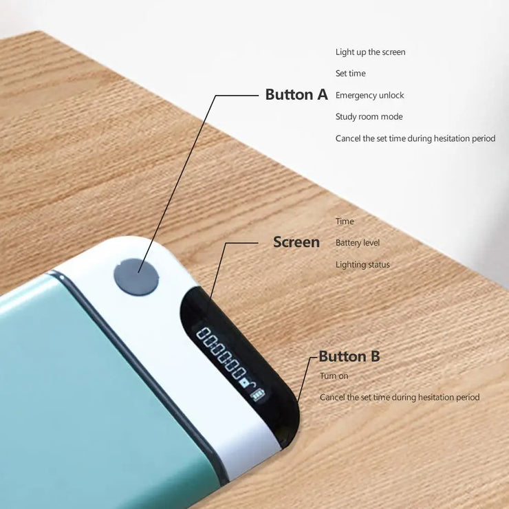 Boîte de Verrouillage Téléphone avec Minuterie Anti-Addiction