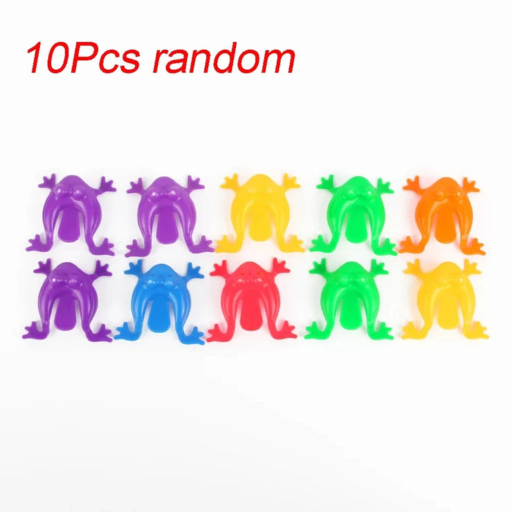 1-20 pcs Jouet Grenouille Sautante Anti-Stress & Fête Enfants