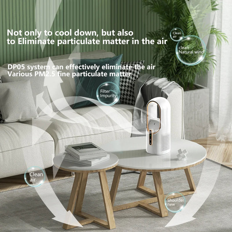Ventilateur Sans Hélice USB Portable Mini Rafraîchisseur d’Air