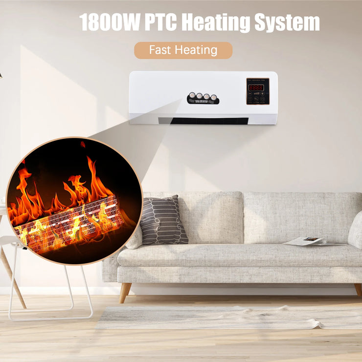 Climatiseur Chauffage Portable 2-en-1 Froid & Chaud avec Télécommande