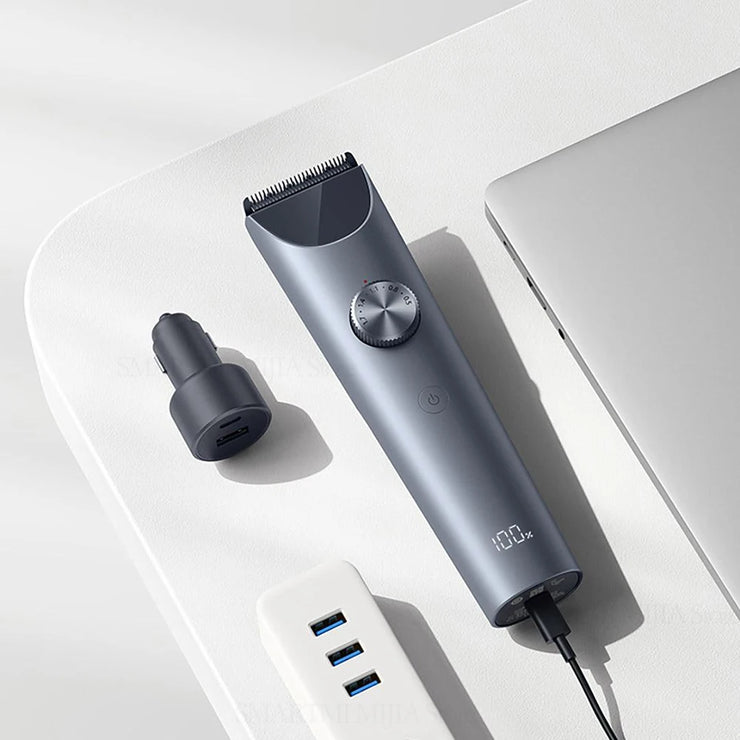 XIAOMI MIJIA Hair Clipper 2 Cutting Machine Trimmer Professional Clippers Titanium Alloy Blade Rechargeable Barber Shaver Cutter.XIAOMI MIJIA Hair Clipper 2 Couper Machine Clippers Professionnels Lame en alliage Titanium Rechargeable Barber Cutter.