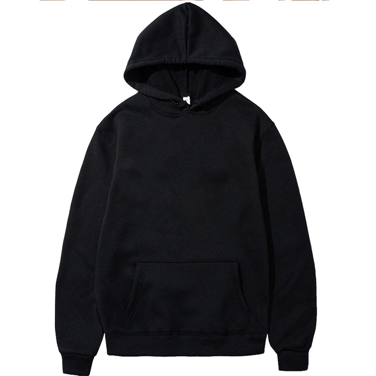 Sweat à Capuche Homme Mode Décontracté Couleur Unie