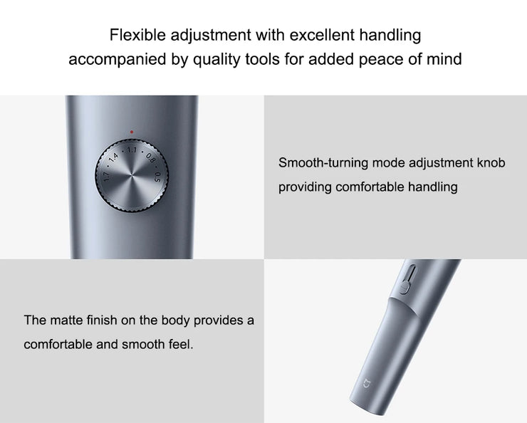 Xiaomi Mijia Hair Clipper 2 Hair Trimmer Professional Beard Cut Machine IPX7 Waterproof Wireless Haircut Machine Mijia Clipper 2.Xiaomi Mijia Hair Clipper 2 Coupe de barbe professionnelle coupe-cheveux IPX7 Machine coupe-cheveux sans fil imperméable Mijia