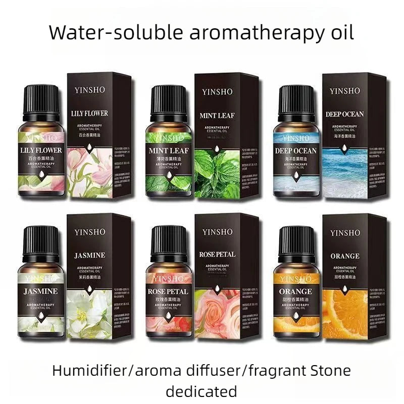 17 Flavors 10ml Essential Oils For Aroma Diffuser AirHumidifier Home Water-soluble Lavender Rose Eucalyptus  White Peach Oolong  17 Saveurs 10ml Huiles essentielles pour diffuseur d'arôme AirHumidifier Home Lavande soluble Rose Eucalyptus White Peach Oolo