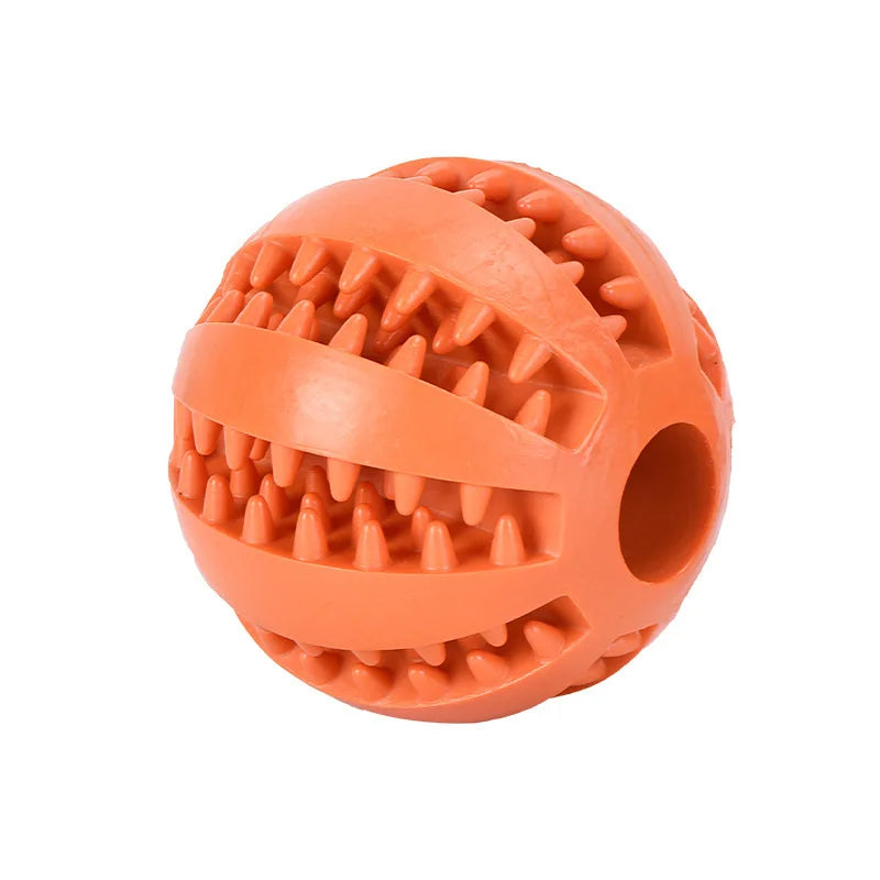 Balles en caoutchouc interactives Puppy Toys Pet Toys Pet Tooth Cleaning Ball Cats Pets Food Treat Feeder Silicon Balls Toy